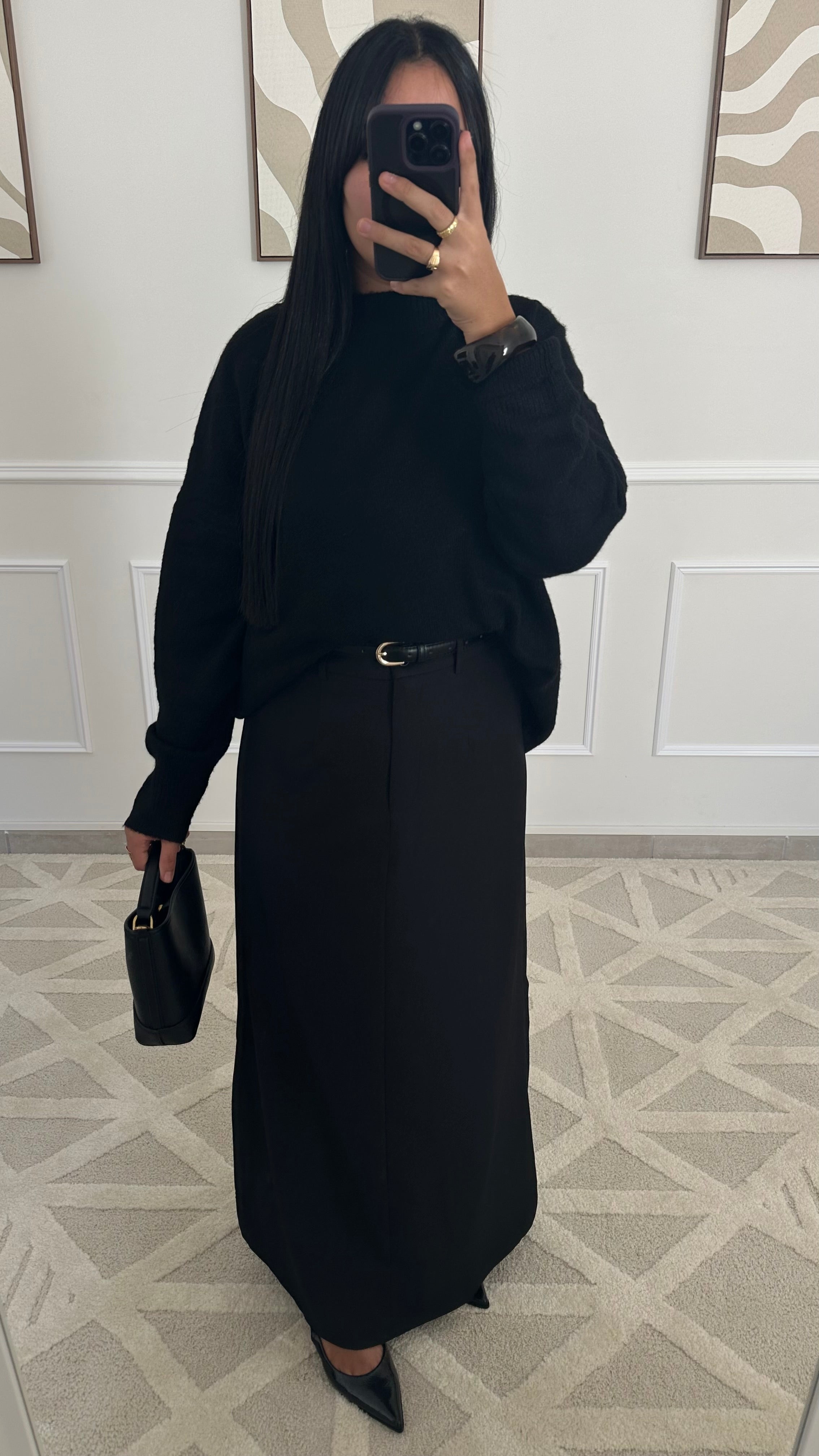 Jupe de tailleur droite