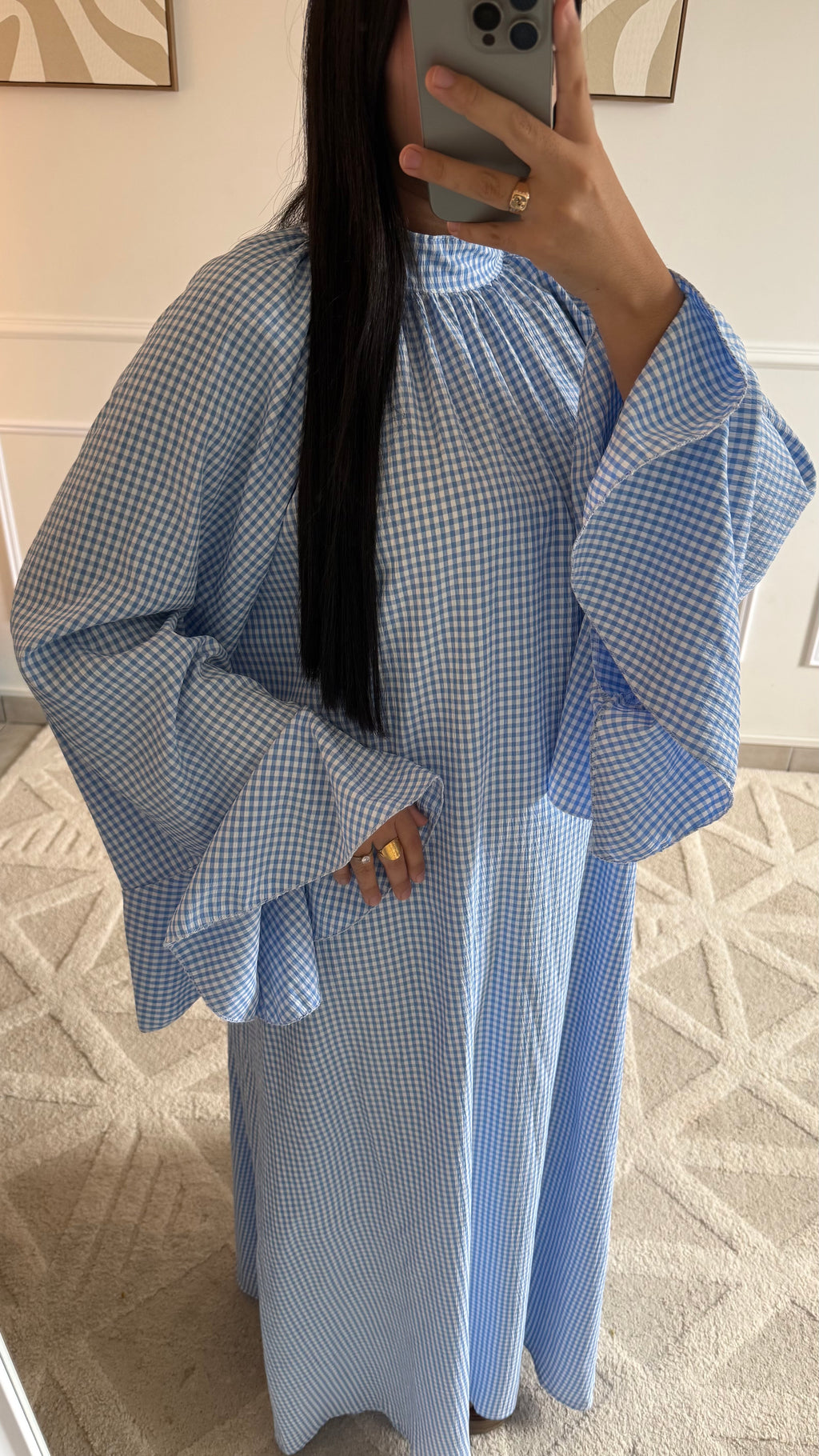 Robe Vichy | Bleu