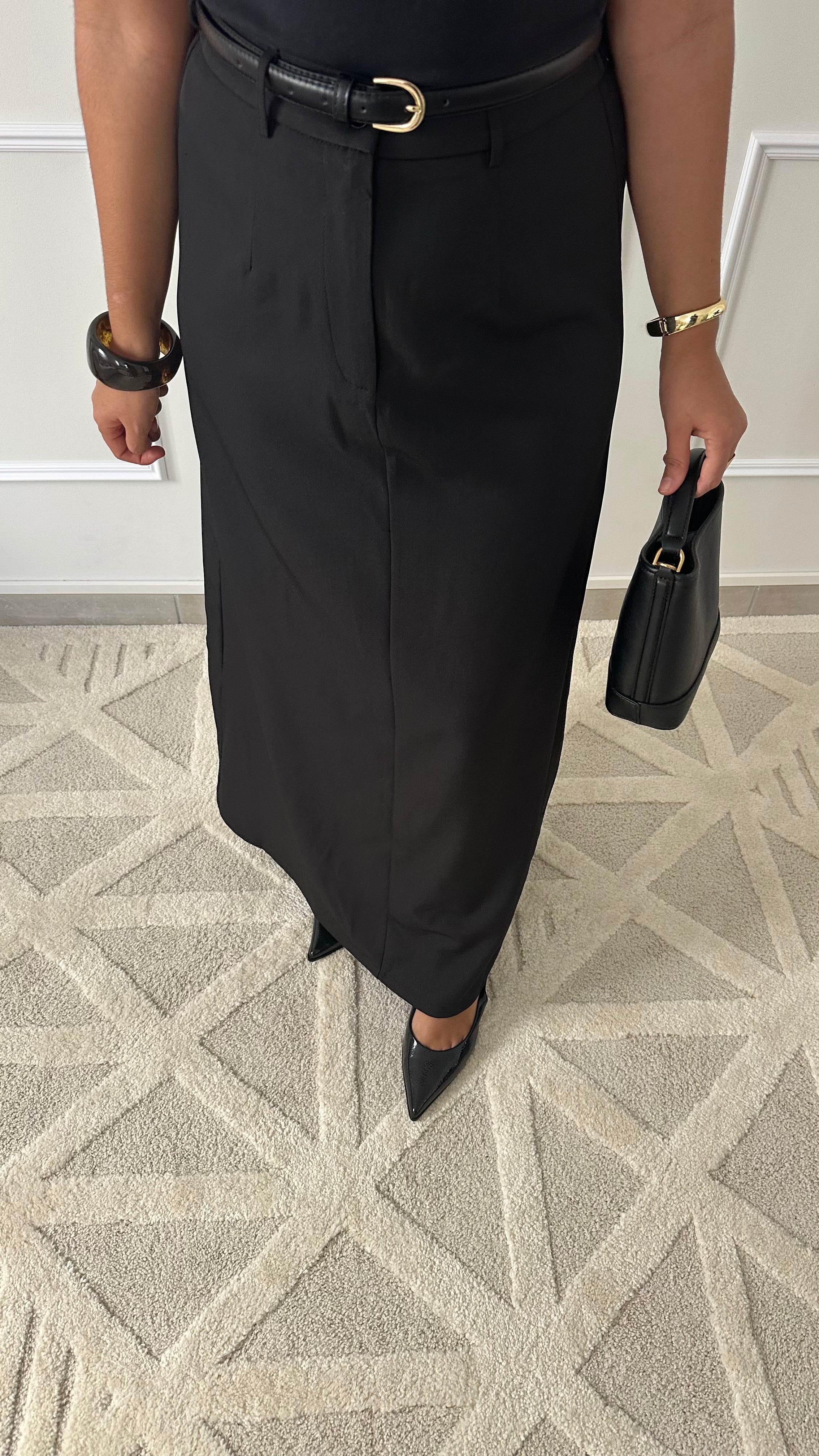 Jupe de tailleur droite