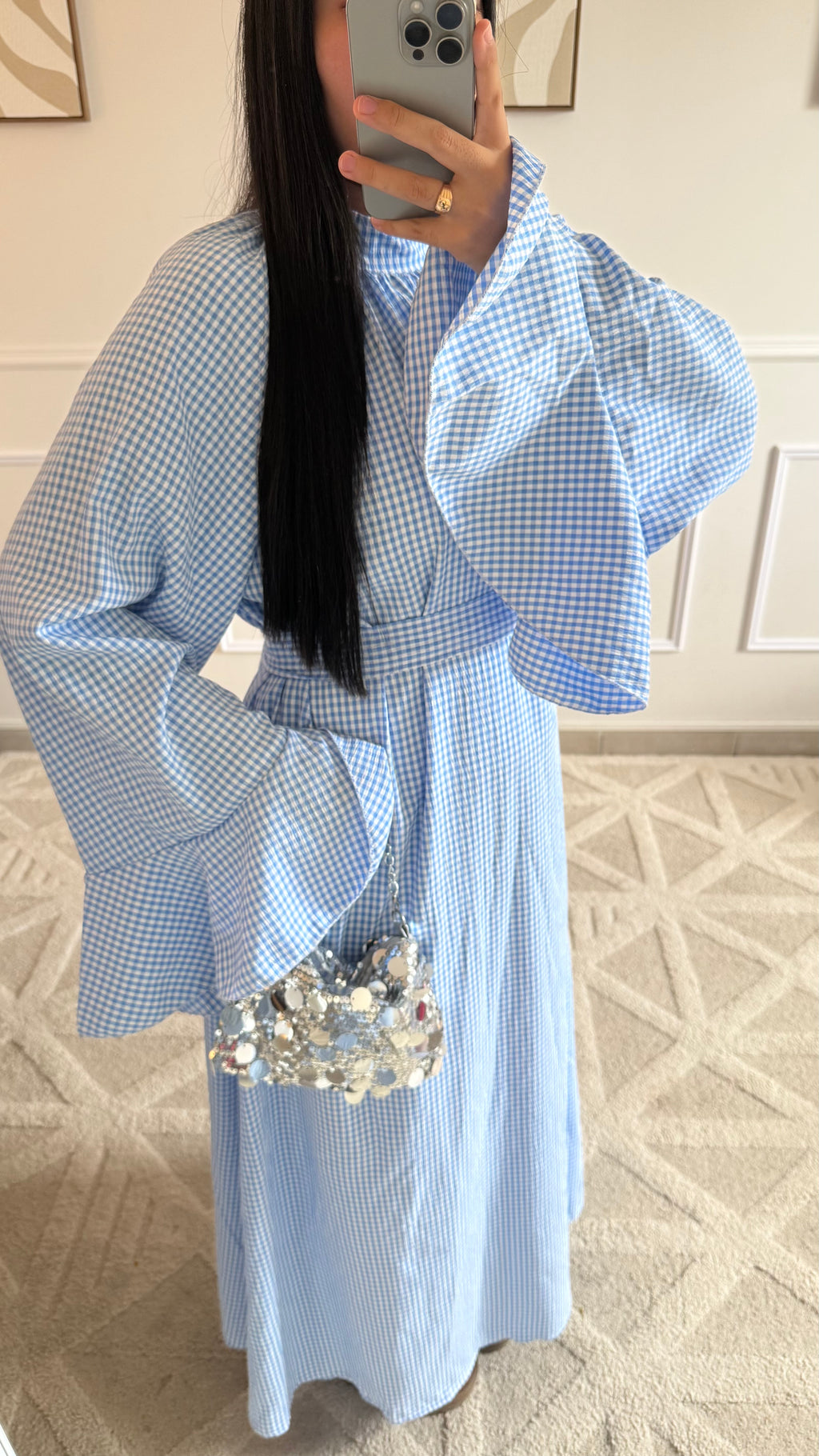 Robe Vichy | Bleu