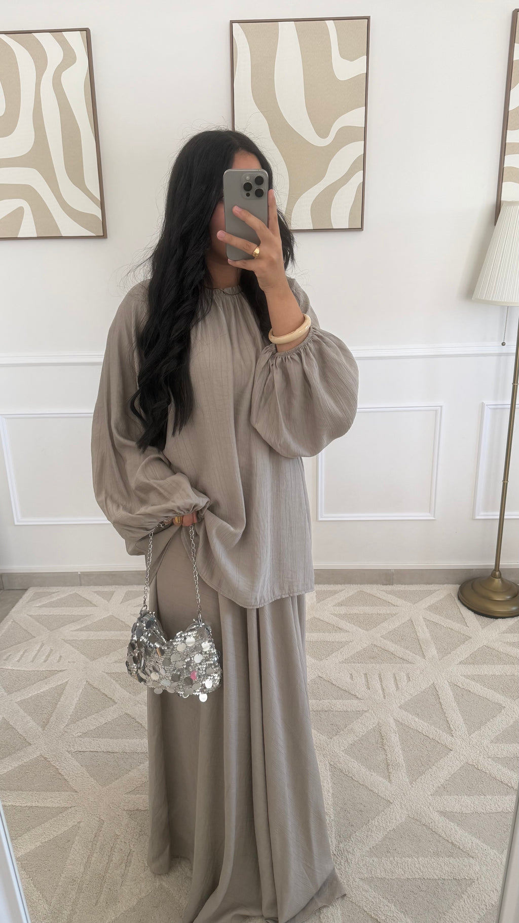 Ensemble fluide | Taupe