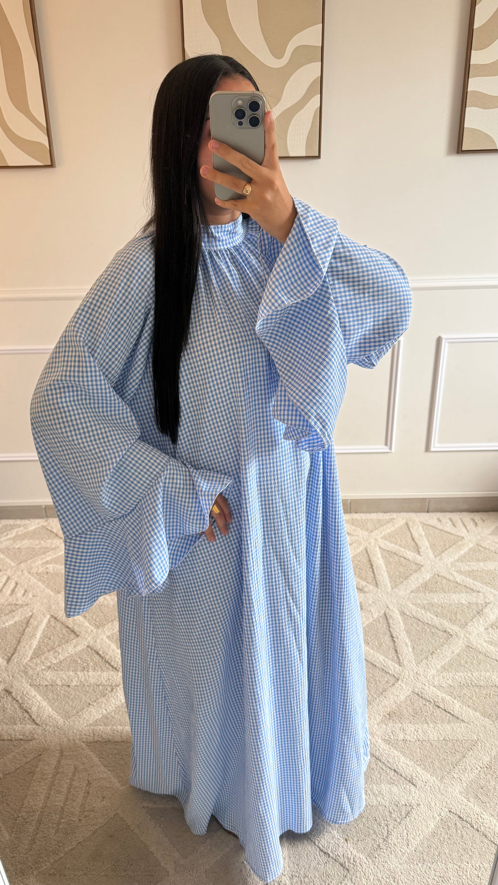 Robe Vichy | Bleu