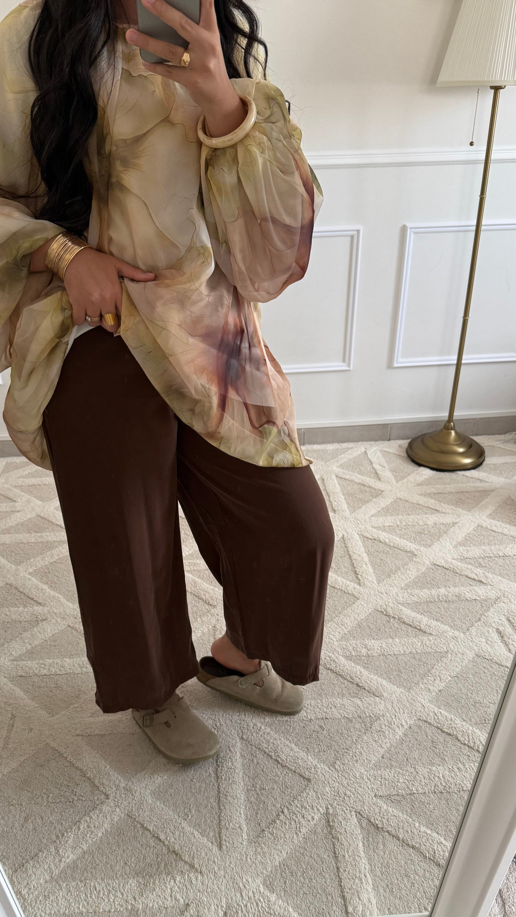 Pantalon Barrel | Choco