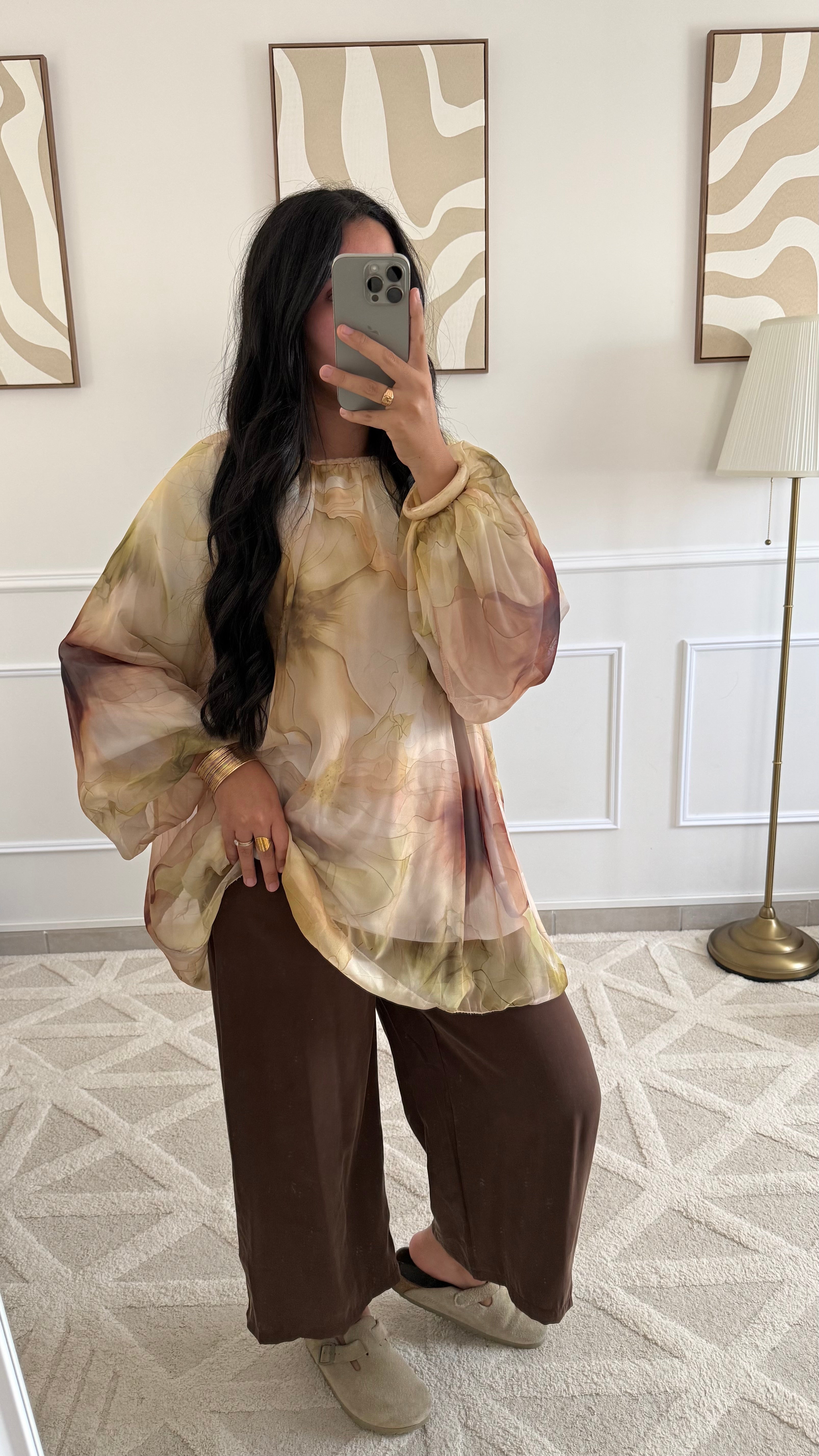 Pantalon Barrel | Choco
