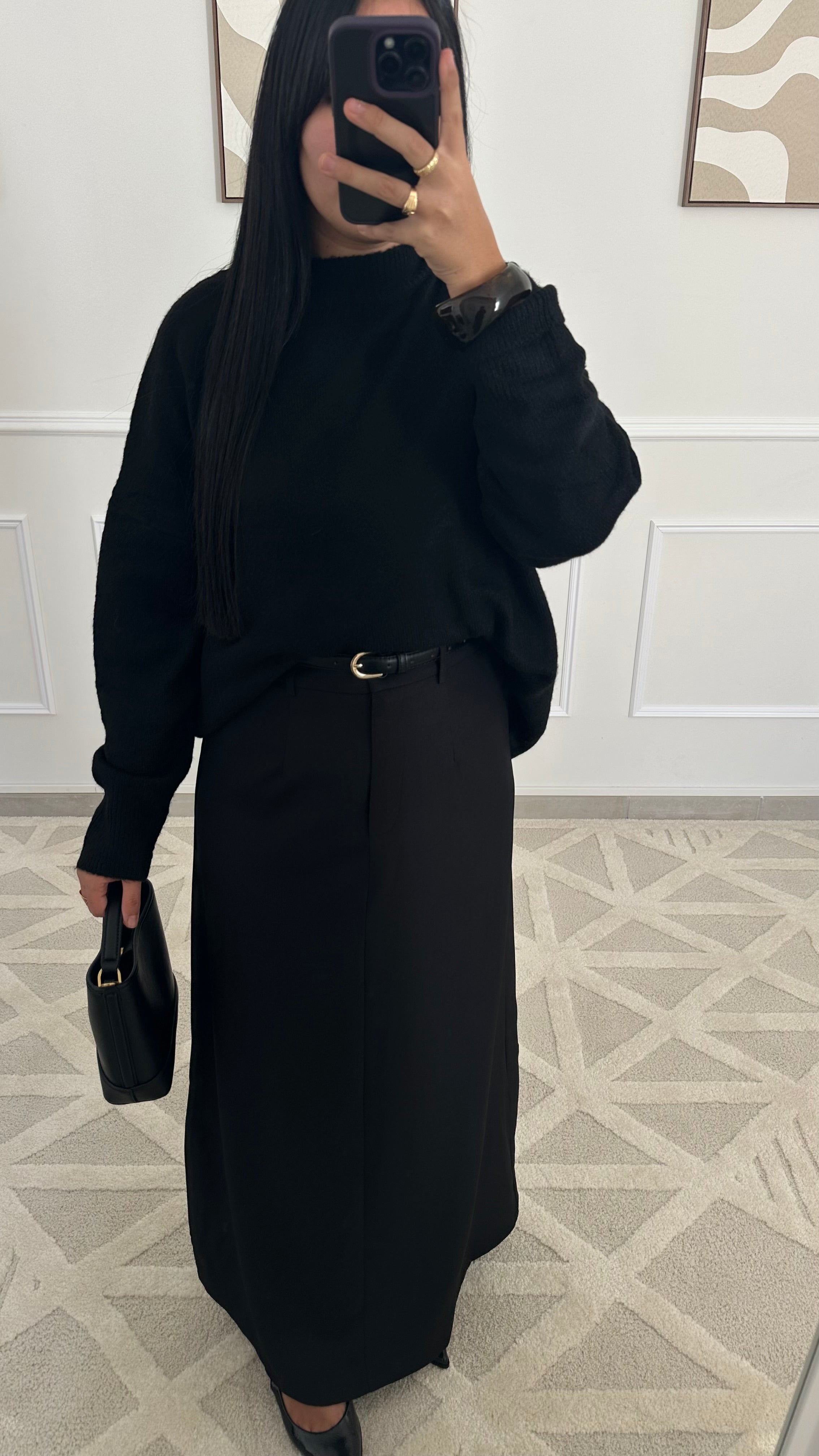 Jupe de tailleur droite