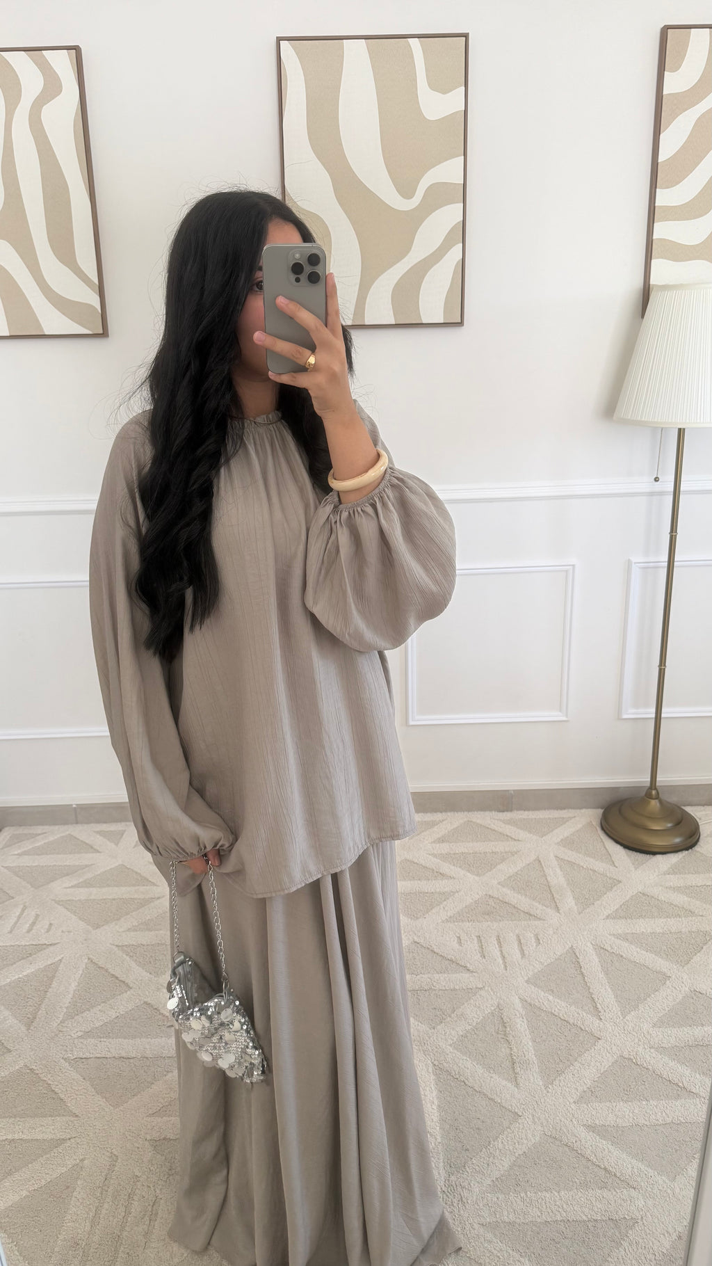 Ensemble fluide | Taupe