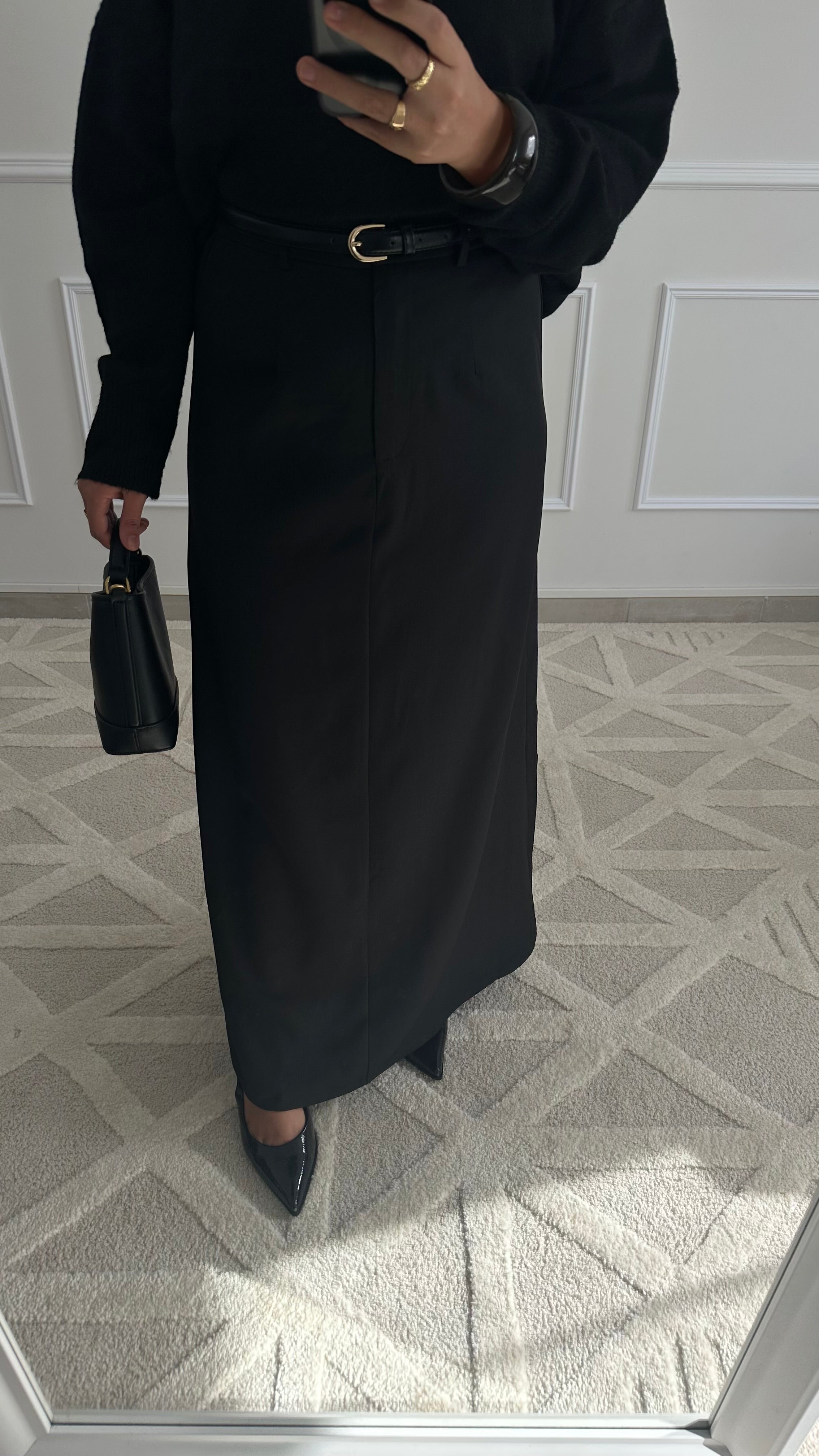 Jupe de tailleur droite